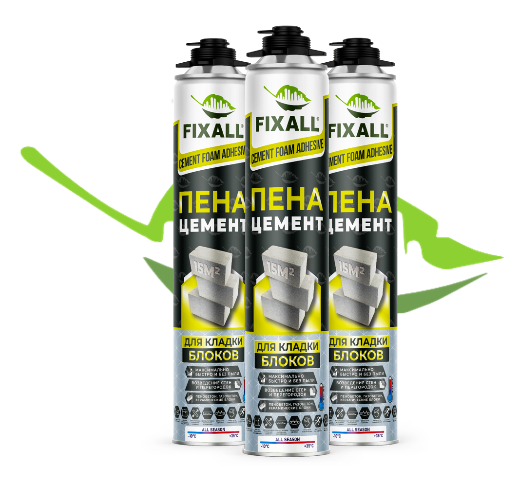FIXALL КЛЕЙ-ПЕНА CEMENT